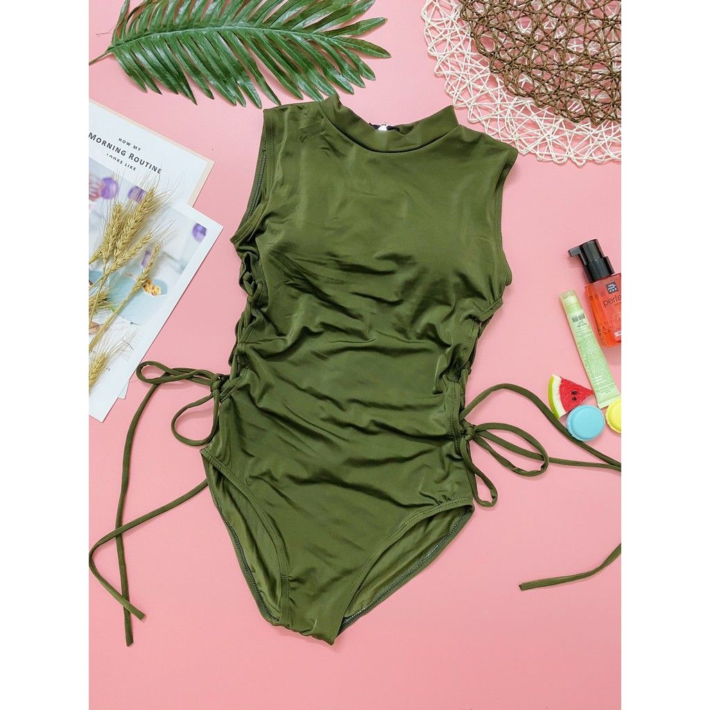 Bikini một mảnh áo tắm nữ liền dây đan 2 bên khóa lưng đẹp ( Ảnh chụp thật 100%)mới 2021 | BigBuy360 - bigbuy360.vn