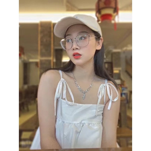 A17 Áo Bí Bồng 2 Dây Dễ Thương Áo Bong Bóng