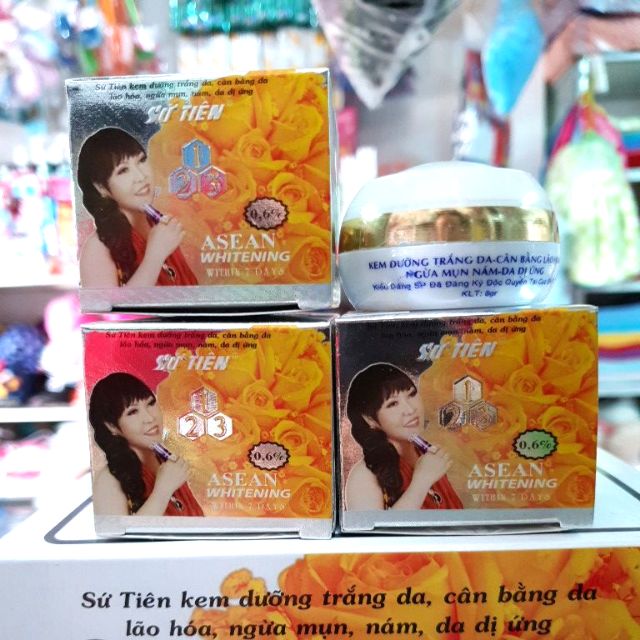 Kem Sứ Tiên Trắng 8g.