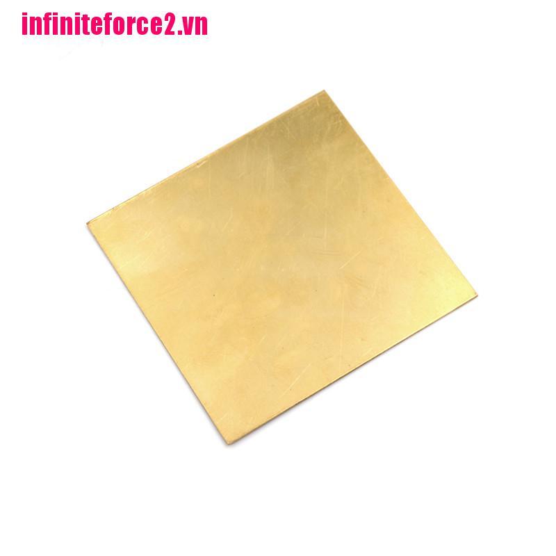Tấm Đồng Dày 0.5mm / 0.8mm / 1mm / 2mm Kích Thước 100x100mm
