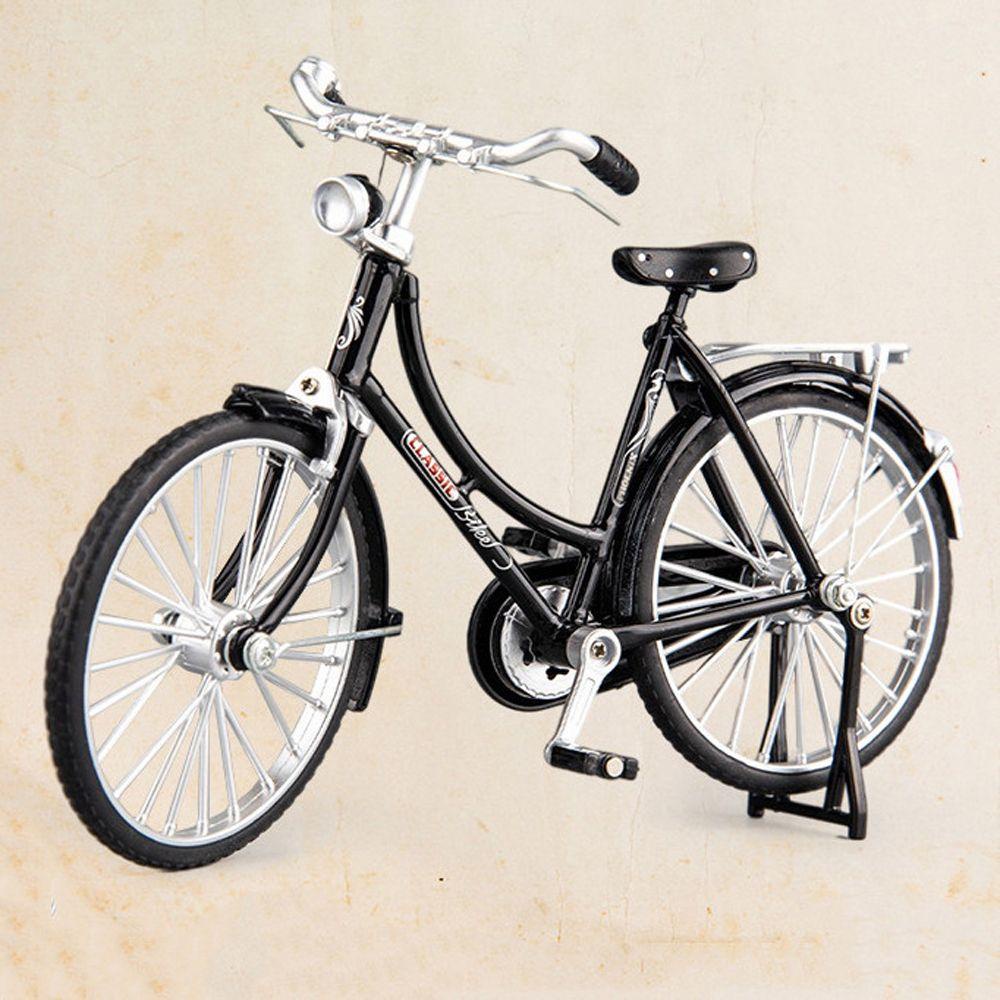 Đồ trang trí Xe Đạp Mini Bằng Kim Loại Tỉ Lệ 1: 10 Dùng Để Trang Trí Nhà Búp Bê