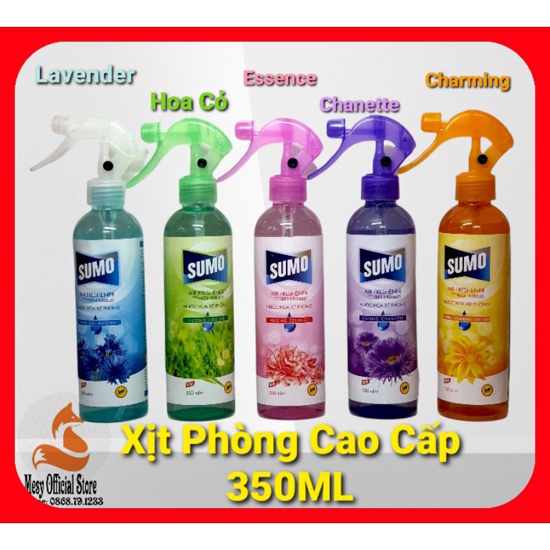 Nước Hoa Xịt Phòng Cao Cấp Sumo Air Fresherner With Fresh Bubbless 350ml