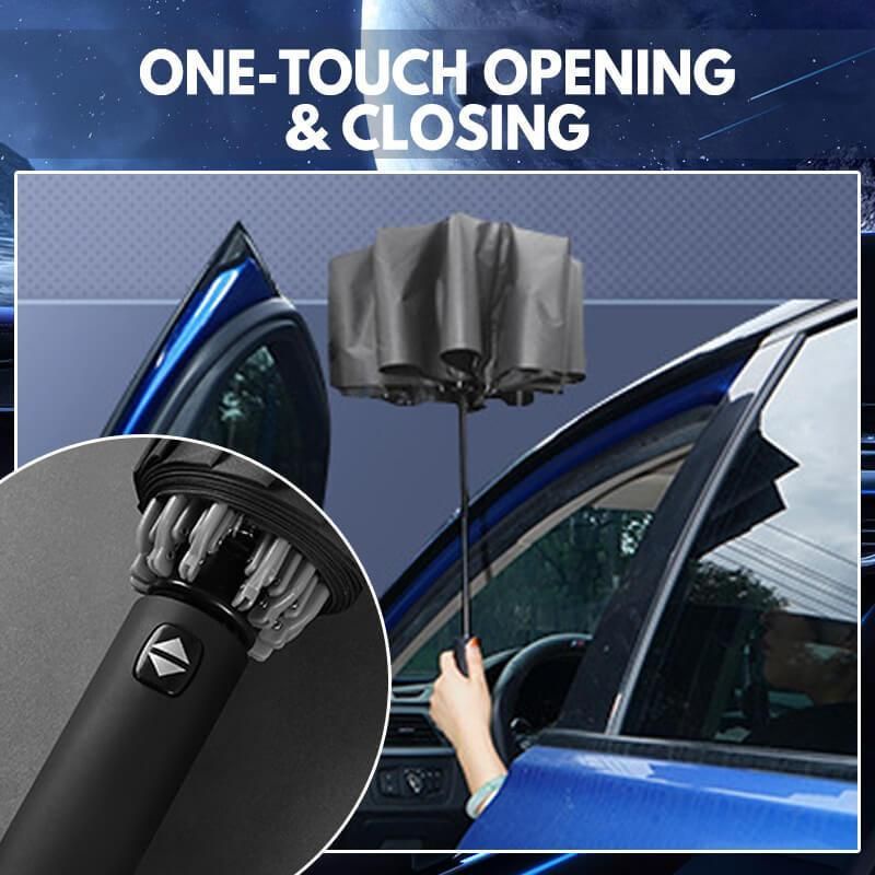Dù Che Nắng,Mưa Tự Động 10 Xương Gấp 3 Lần Có Đèn Led Chống Gió