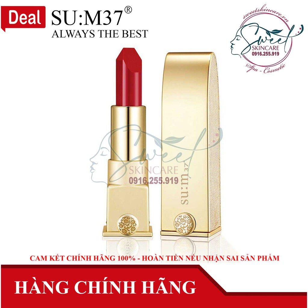 Son lì hoàng kim dưỡng ẩm Su:m37 LosecSumma Elixir Golden Lipstick 4g  [Sum37] | BigBuy360 - bigbuy360.vn