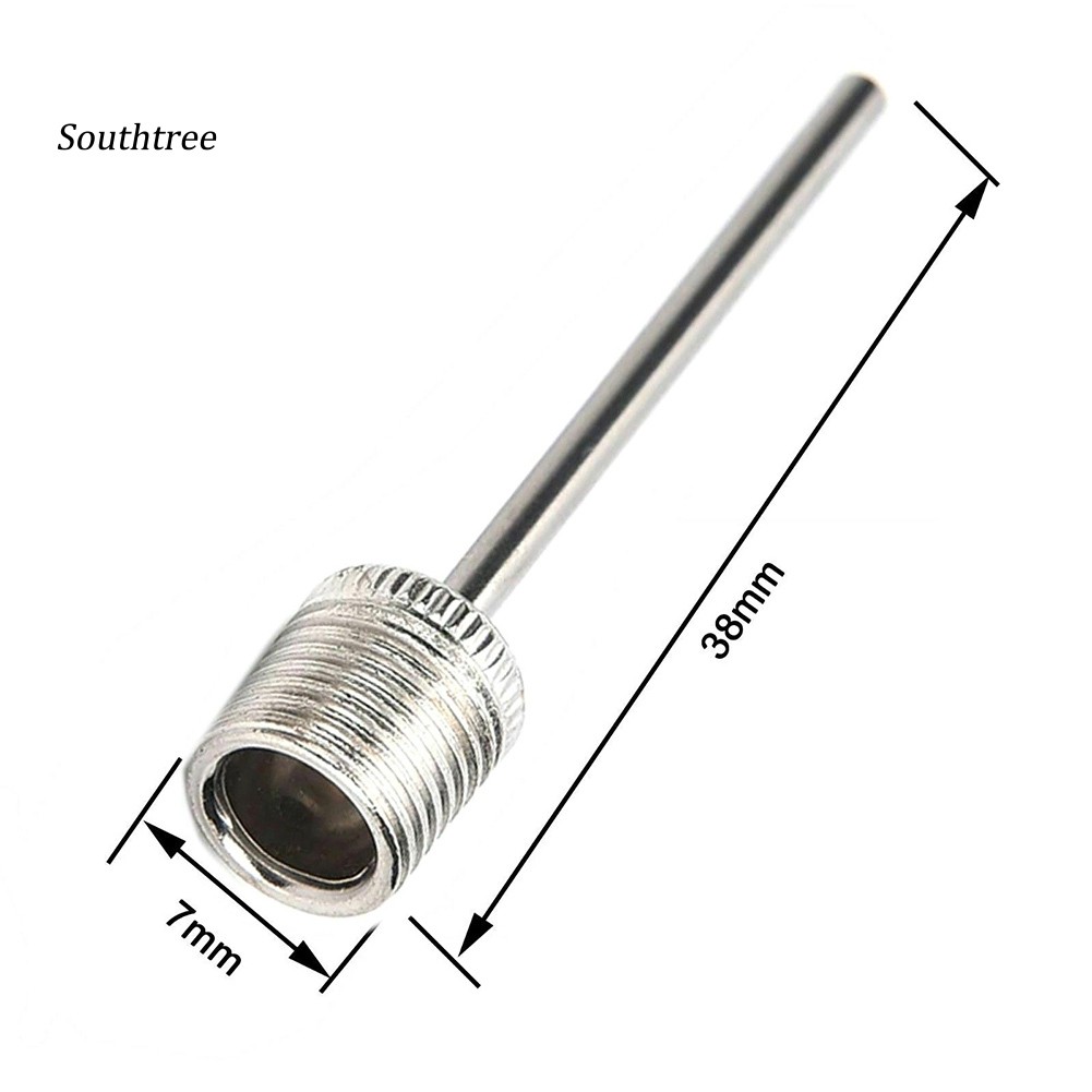 Bộ 5 Kim Bơm Hơi Bằng Kim Loại Kích Thước US Dùng Cho Bóng Đá / Bóng Rổ / Bóng Đá