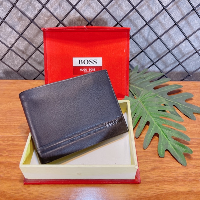 Ví Nam BALLY Sang Trọng Dáng Ngang Có 8 Ngăn Đựng Thẻ - Bóp Da Nam Da Bò Thật 100% Siêu Bền