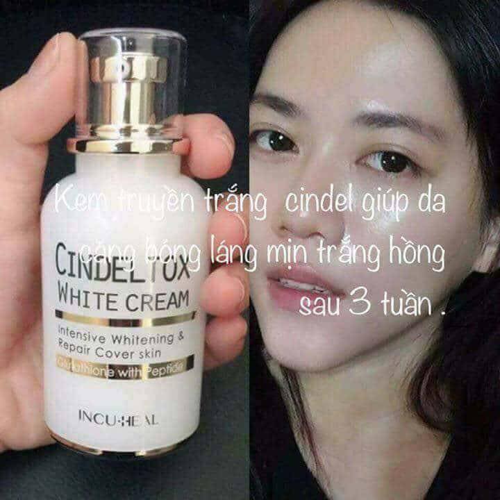 kem dưỡng trắng da cindel tox