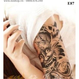 Hình Xăm Dán Mặt Quỷ E87