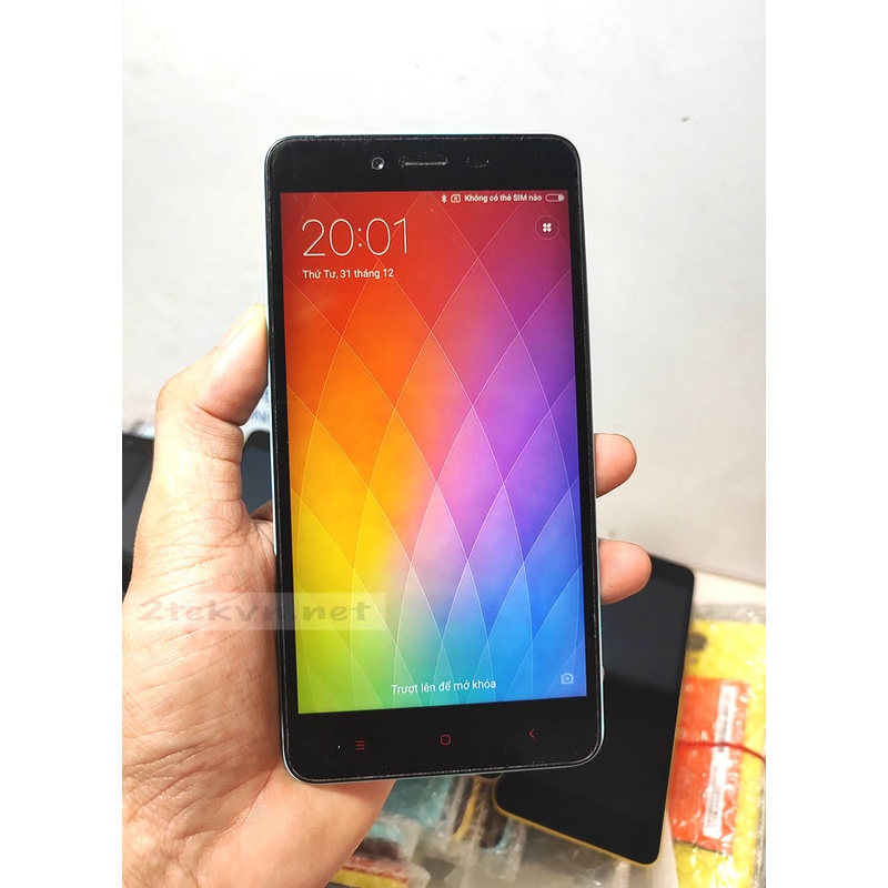 Điện thoại cảm ứng Redmi xiaomi Note 2 bộ nhớ 16gb-Chơi game liên quân,freefire,..-Bảo hành 12 tháng