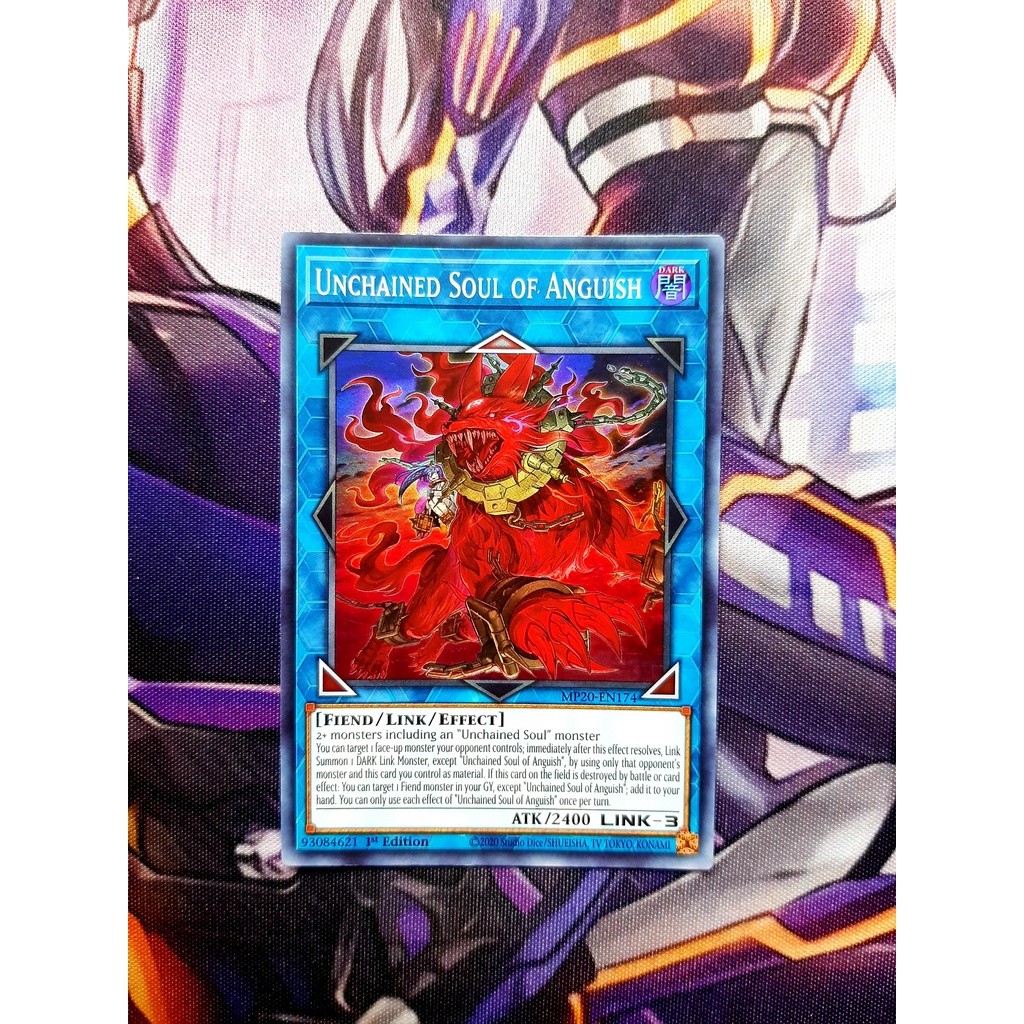 THẺ BÀI YUGIOH Unchained Soul of Anguish - MP20-EN174 - Super Rare 1st Edition