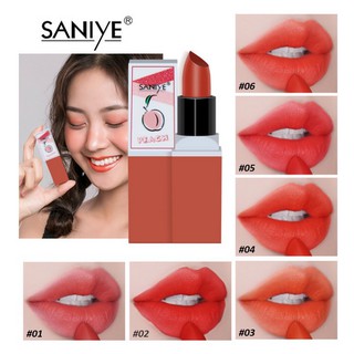 (Hàng Mới Về) Son Môi Saniye Dưỡng Ẩm Chống Thấm Nước Lâu Trôi 6 Màu Tùy Chọn K1122