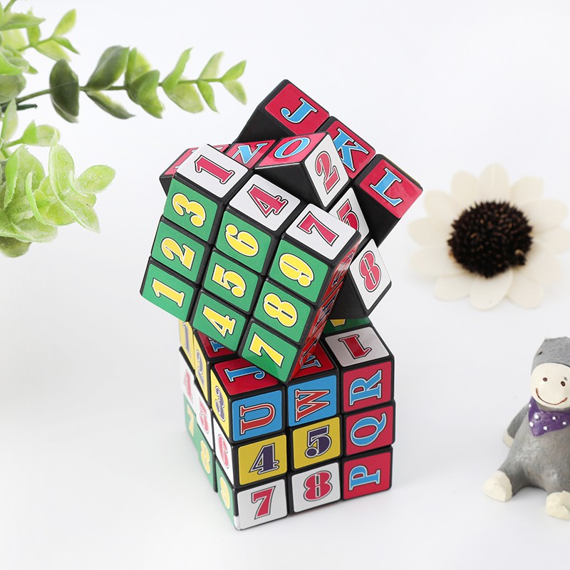 Đồ chơi RUBIK giúp bé phát triển trí tuệ in hình chữ cái và số dành cho trẻ COMITA.