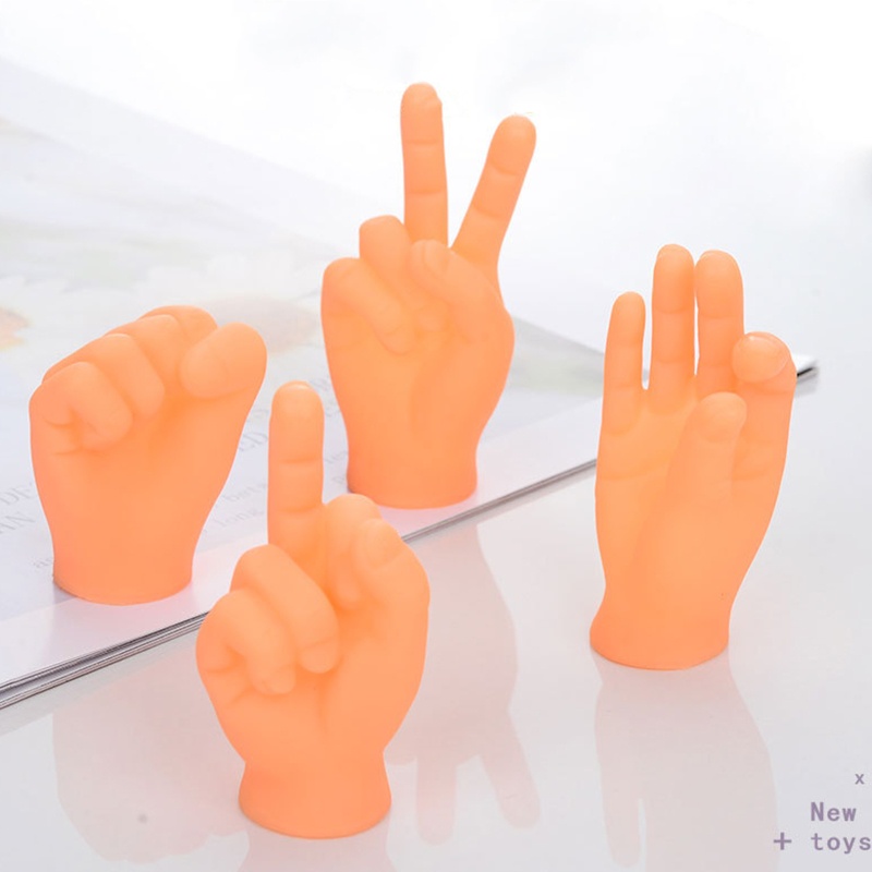 Set 4 con rối ngón tay hình dáng dễ thương
