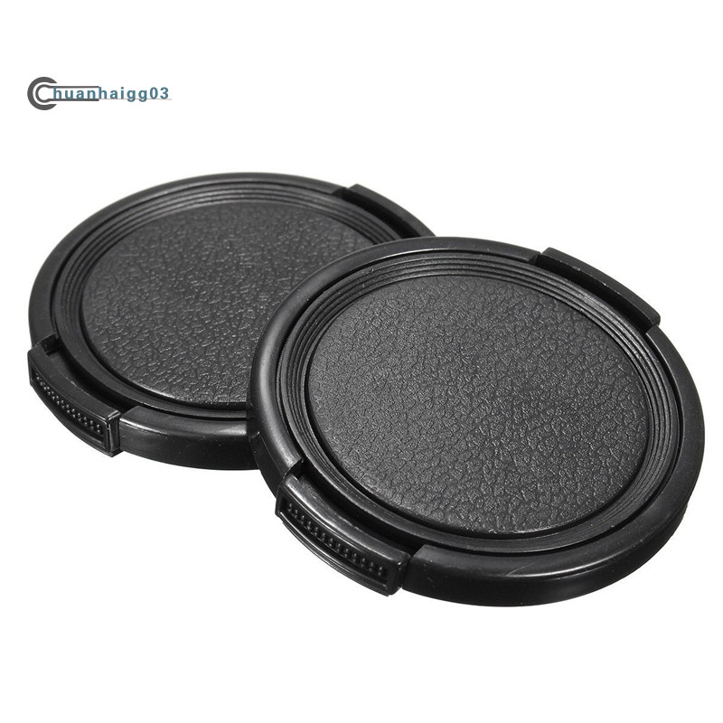 Set 10 Nắp Đậy Ống Kính Máy Ảnh 49mm Cho Canon Nikon Dslr