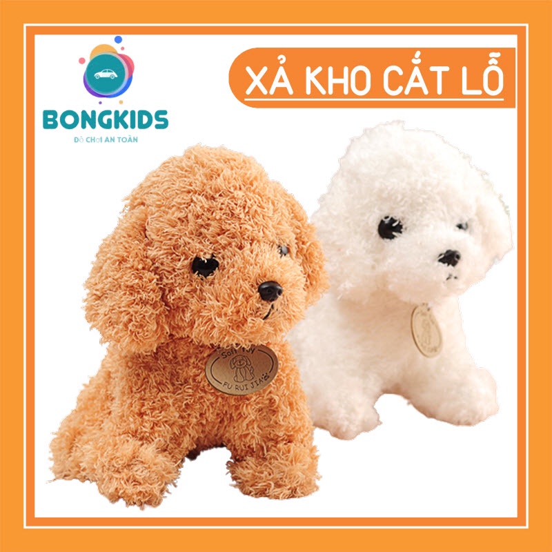 Chó bông Poodle 🔥 CAO CẤP 🔥 gấu bông chó poodle lông xù mềm đẹp như chó thật, làm quà tặng