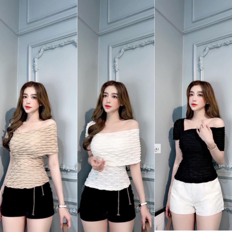 BÁN SỈ - ÁO TRỄ VAI XỐP CHUN HOT NỮ RẺ ĐẸP