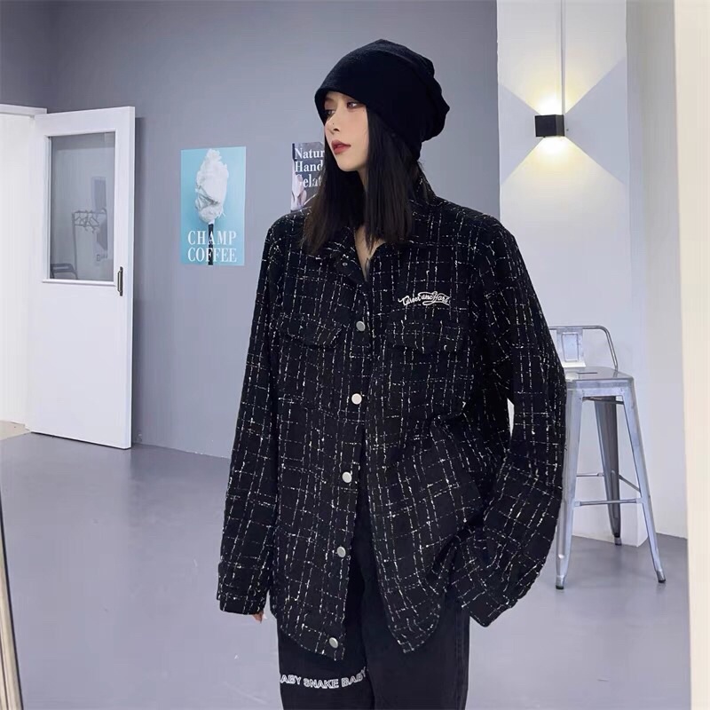 TKLIHN Áo khoác SƠ MI dạ Ulzzang HOT fashionita 2022 KÈM ẢNH THẬT CUỐI