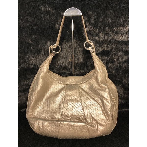 💚 👜  túi si tuyển hiệu Shalky Qq Italia đeo vai công sở đi chơi màu bạc ánh kim kiểu như vẩy cá👜