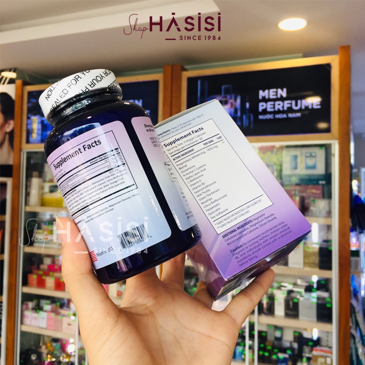 Viên Uống Trắng Da RELUMINS - Advance White 1650mg  (90 Capsules  - 3 Viên/Ngày)