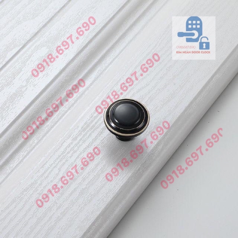 Tay núm tủ trắng sữa / đen cao cấp