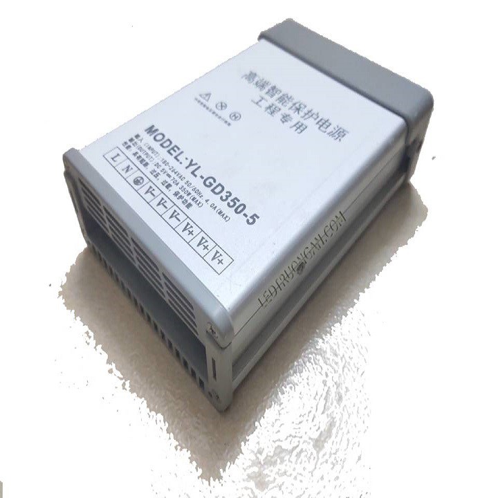 Nguồn nhôm 5V 70A  nhôm ngoài trời - Nguồn led 5V