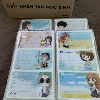 Giấy nhãn tập học sinh