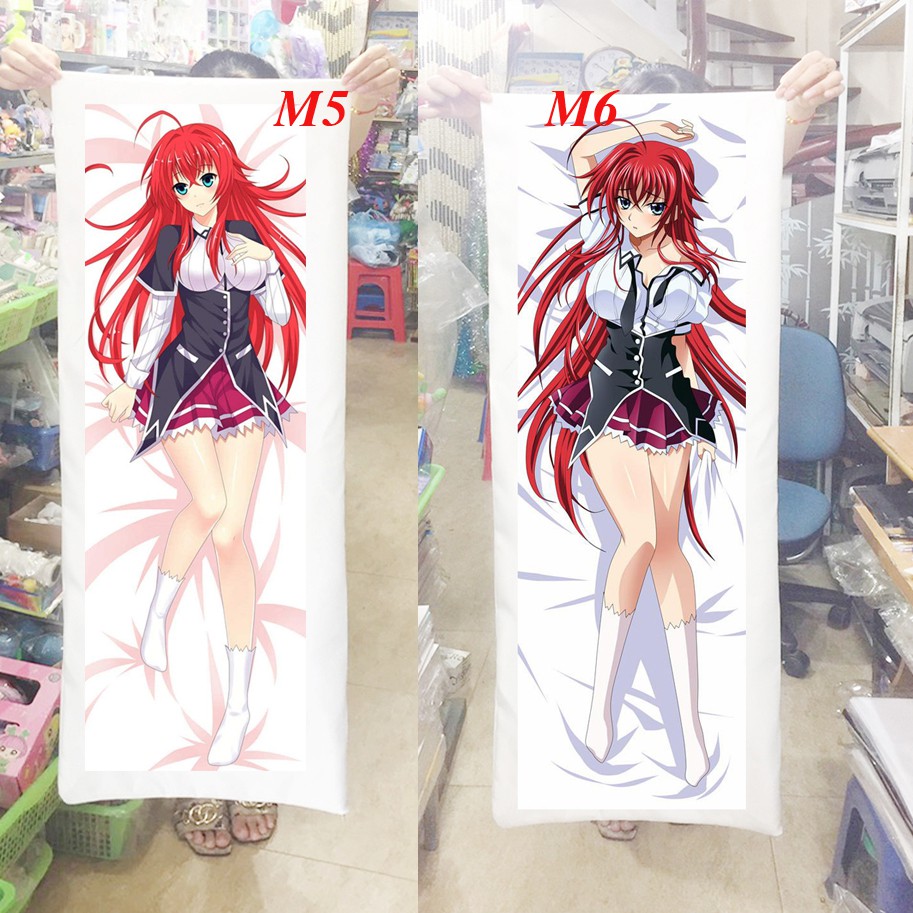 Gối ôm anime Highschool DxD Himejima Akeno Rias Gremory 1mx40cm (Tặng 1 poster hoặc 1 huy hiệu)
