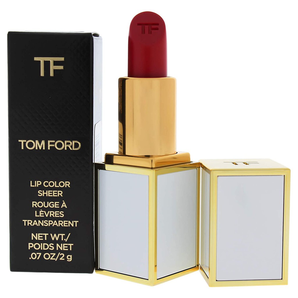 Son thỏi Tom Ford Boys &amp; Girls vỏ trắng màu 25 Scarlett (2g/thỏi)