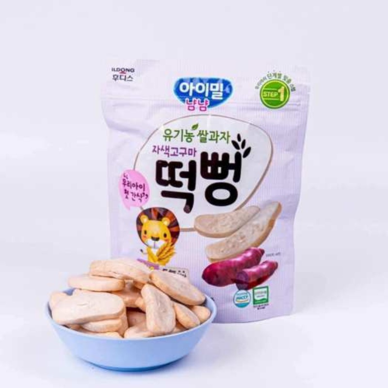 Bánh gạo ăn dặm cho bé Ildong, bánh gạo hữu cơ Hàn Quốc [DATE T9-10/2023]