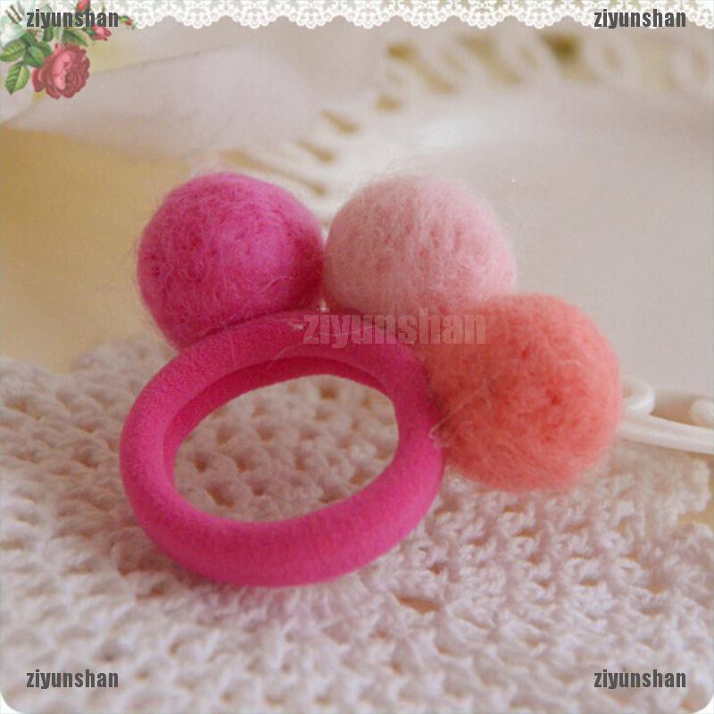 Set 2 / 5 / 10 Dây Cột Tóc Co Giãn Nhiều Màu Sắc Cho Bé Gái