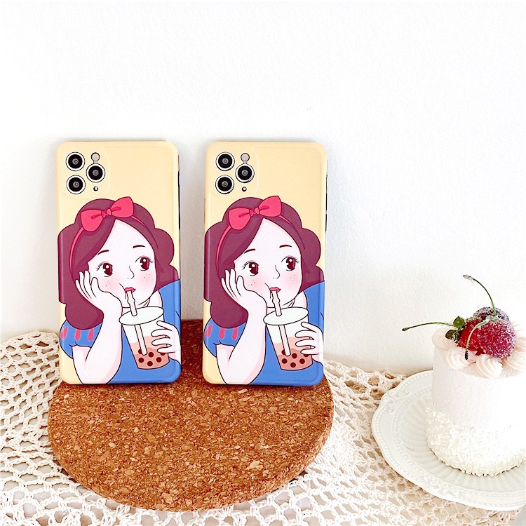 Ốp lưng iphone Trà Tuyết IMD dày dặn viền nổi 6/6plus/6s/6splus/7/7plus/8/8plus/x/xr/xs/11/12/13/pro/max/plus/promax | BigBuy360 - bigbuy360.vn
