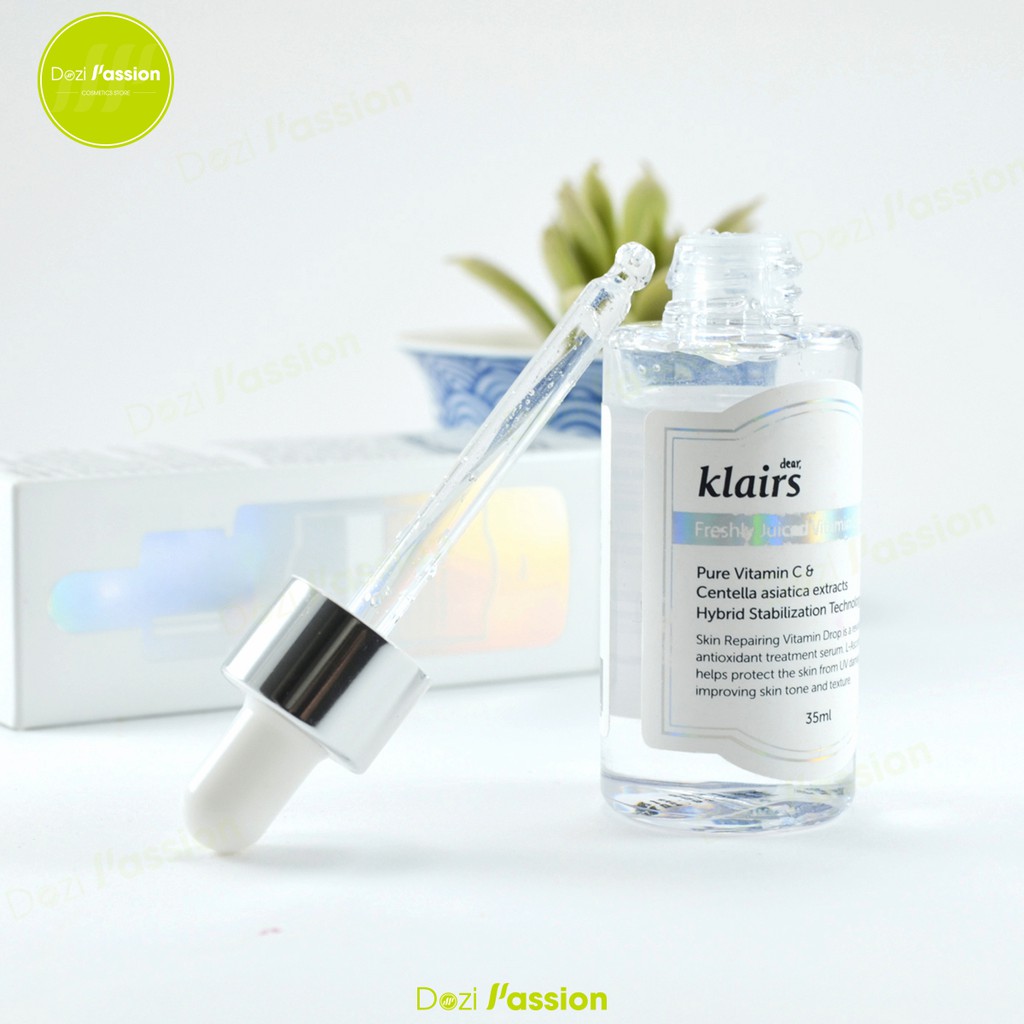 Serum Tinh Chất Klairs Vitamin C Trắng Da, Mờ Thâm Nám - Klairs Freshly Juiced Vitamin Drop Serum 35ml