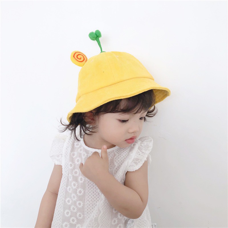 Mũ Mầm Cây Cho Bé Từ 2-8 Tuổi Chất Vải Nhung Mịn Siêu Cute