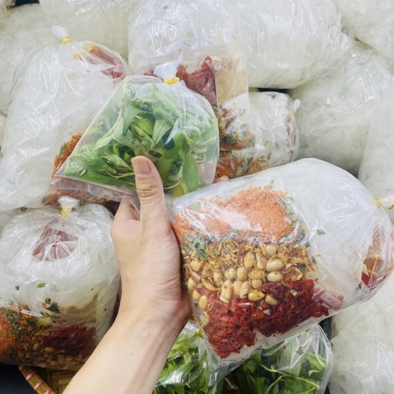 Bánh Tráng Trộn Full Topping, Rau, Tắc - Nguyên Liệu Ngon Mới Tại Xưởng ÔNG BỐN