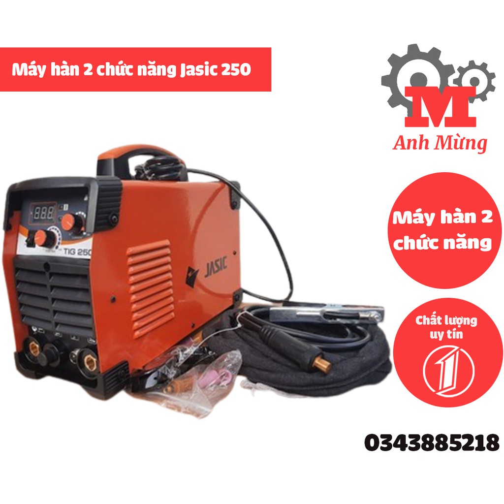 Máy hàn 2 chức năng Jasic Tig 250, máy hàn tiện lợi cho thợ công trình