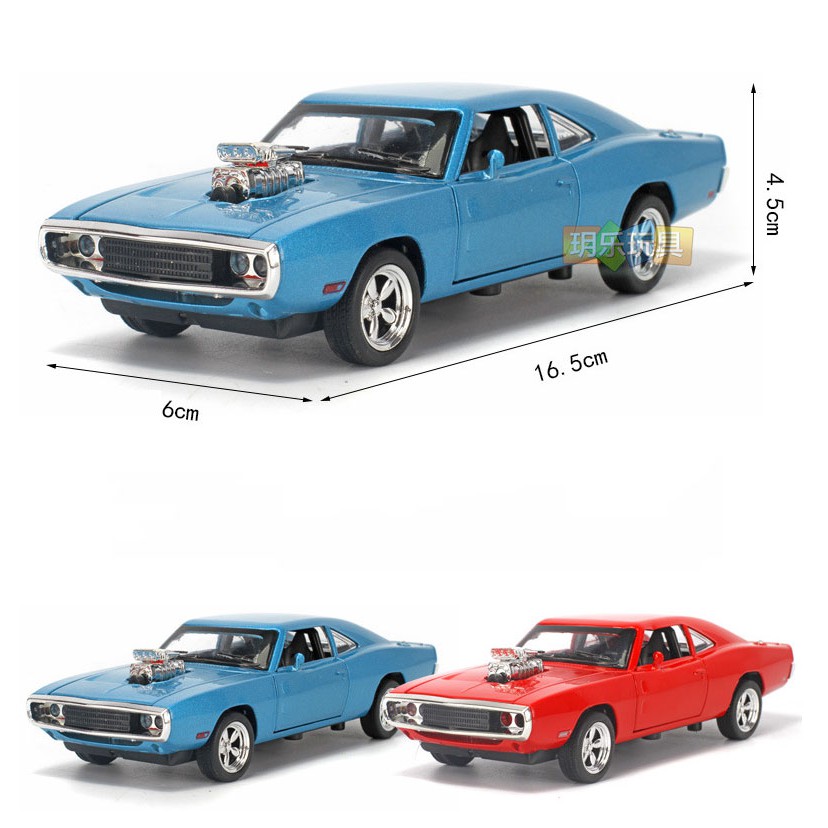 MÔ HÌNH XE Ô TÔ Dodge Charger RT Xanh - MINIAUTO tỷ lệ 1:32