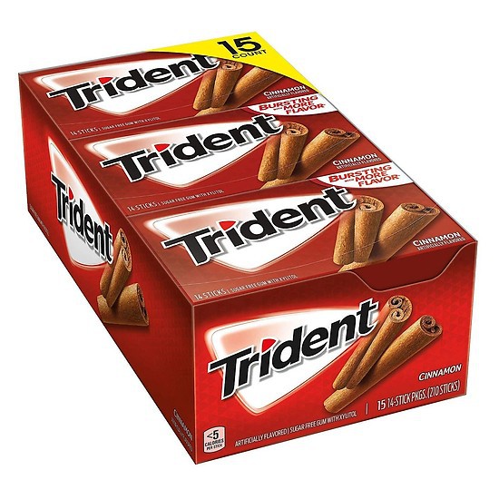 Lốc 12 thanh Kẹo gum Trident