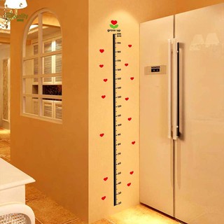 Miếng dán tường đo chiều cao cho bé dễ thương