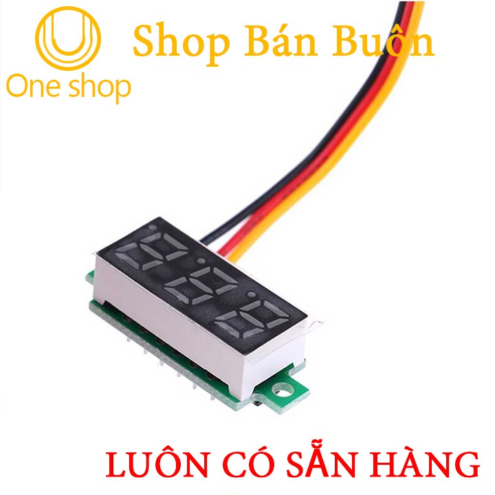 Vôn Kế Điện Tử 0.28 Inch 0-100VDC