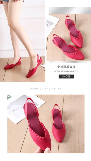 Giày kiểu nhựa nữ đi mưa rất đẹp | BigBuy360 - bigbuy360.vn