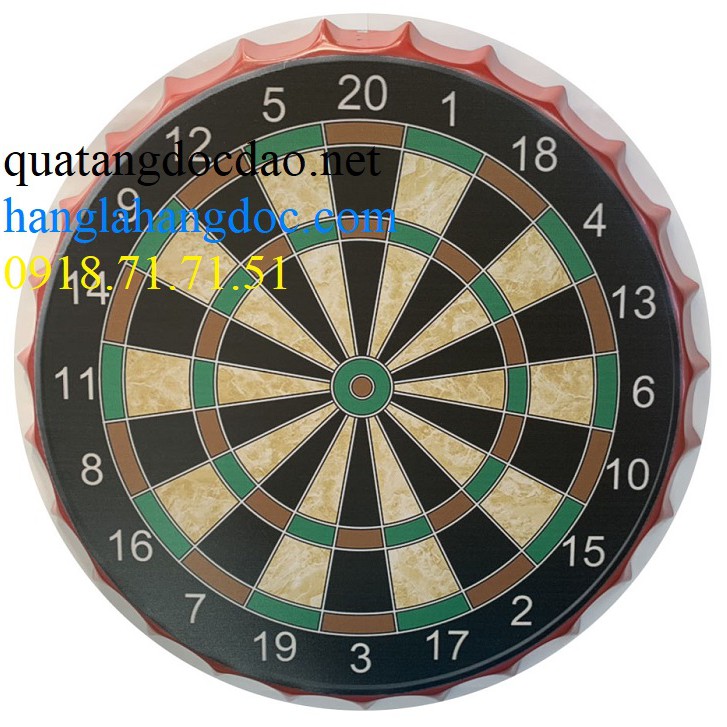 Bảng phi tiêu nam châm kiểu nắp ve , đồ chơi kết hợp trang trí 2 in 1 độc đáo & cá tính