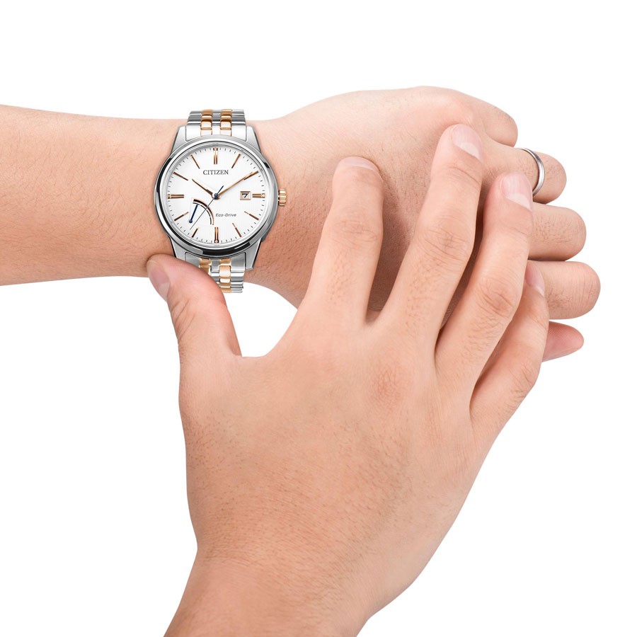 Đồng Hồ Nam Citizen Dây Thép Không Gỉ AW7004-57A - Mặt Trắng (Sapphire)