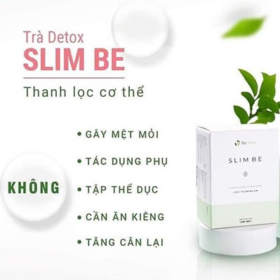 Giảm cân SLIM BE Trà Thảo Mộc Giảm Cân Cấp Tốc Nhanh Detox Hiệu Quả Không Phải Thuốc Giảm Cân