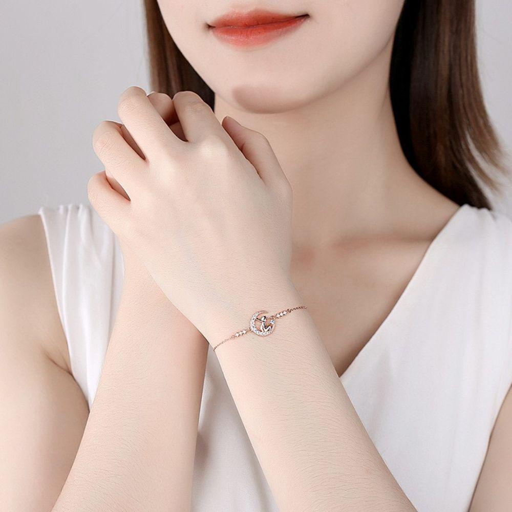 Vòng cổ Mặt Hình Hoàng Tử Bé Và Mặt Trăng Thời Trang Vintage