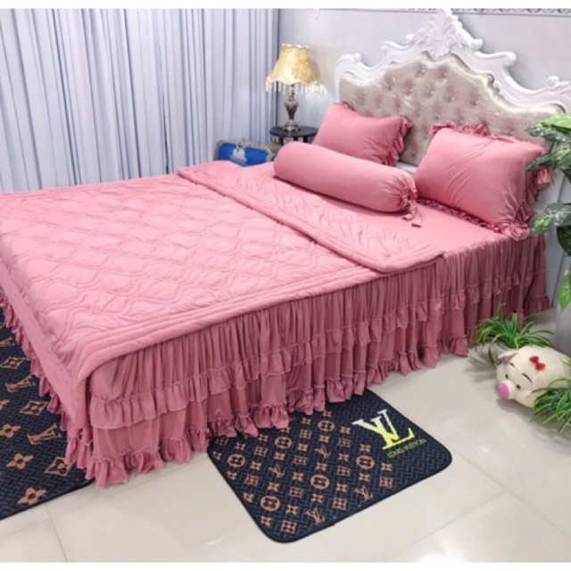 Ga thun màu phủ 2 tầng hàng thiết kế