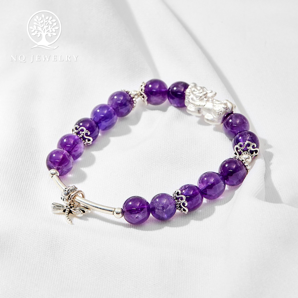 Vòng tay charm tỳ hưu treo và chuồn chuồn - NQ Jewelry