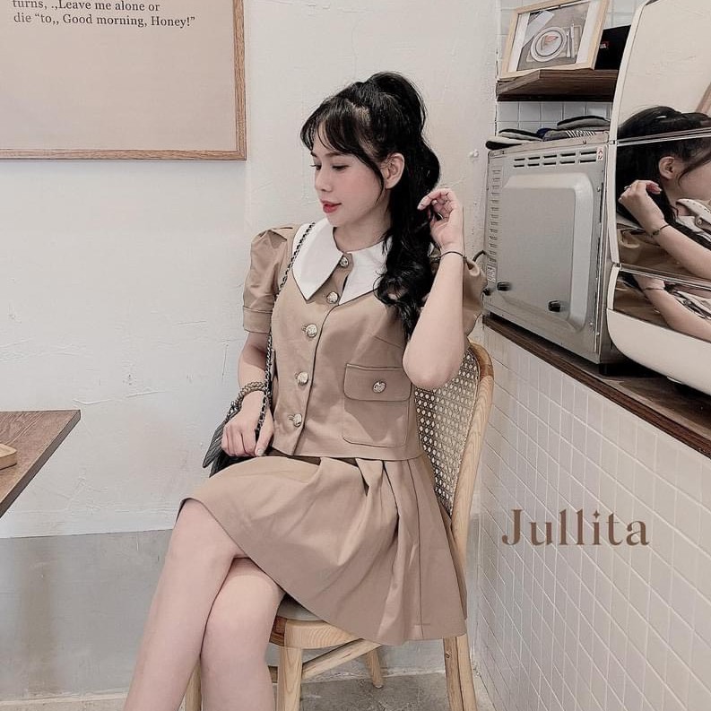 Set đồ nữ cá tính, set váy bộ đi chơi sang chảnh mùa hè đẹp 8A00113 | BigBuy360 - bigbuy360.vn