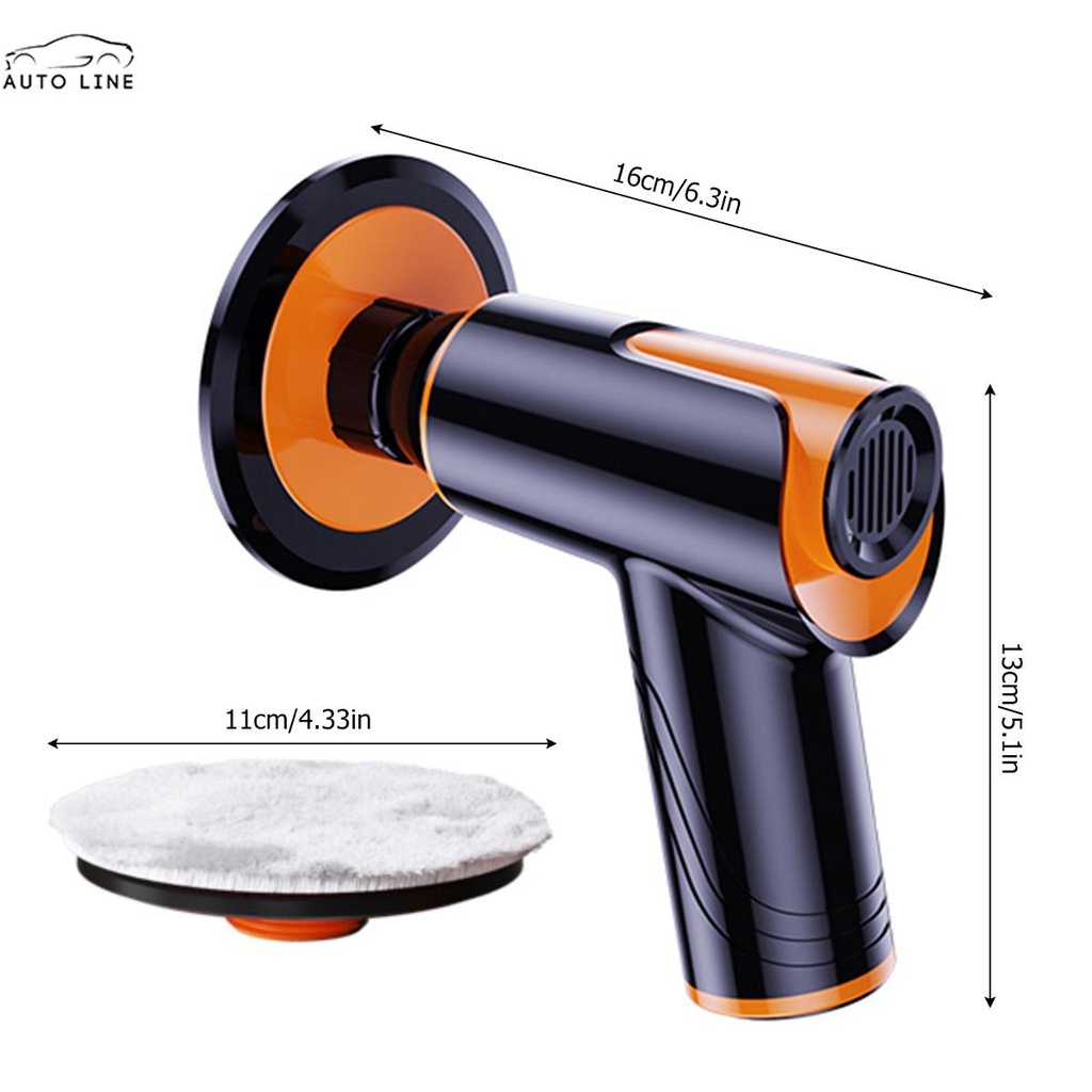 Máy Đánh Bóng Xe Hơi Không Dây 2250RPM 2000mAh SHOPCYC3581