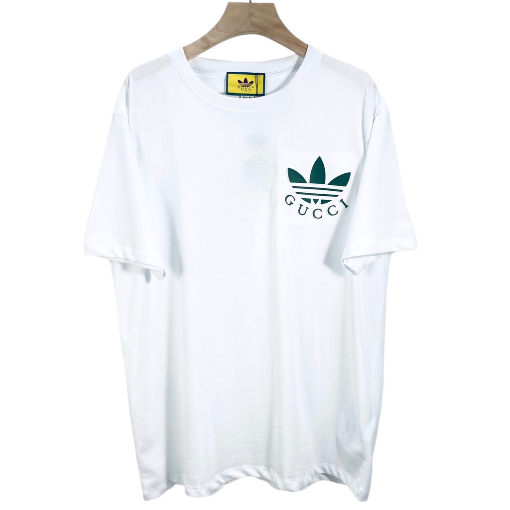 Áo Thun Dài Tay Họa Tiết Gucci X Adidas Dập Nổi 22ss Sang Trọng