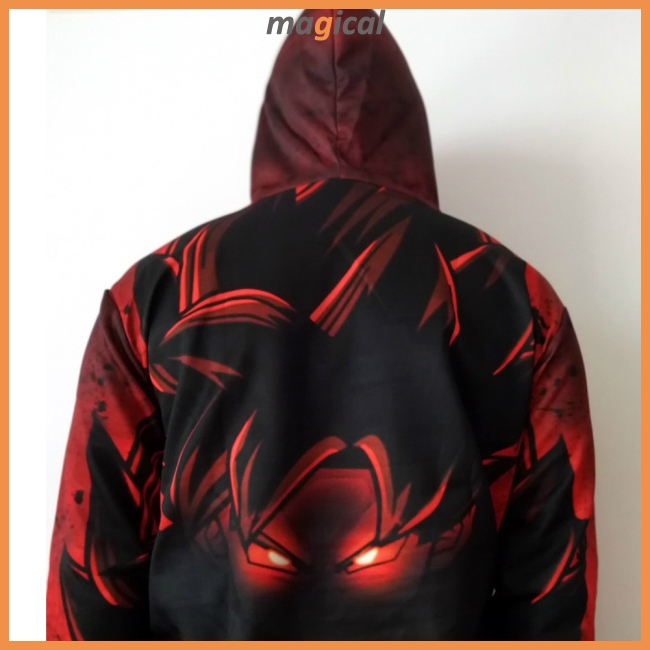 Áo hoodie Unisex in hình 3D Dragon Ball